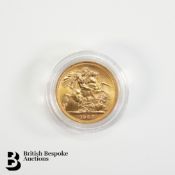 Queen Elizabeth II 1957 Gold Full Sovereign