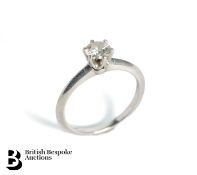 Tiffany & Co Platinum Diamond Solitaire Ring