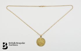14ct Gold Pendant on Chain