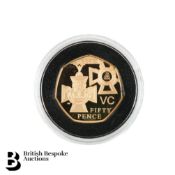 The Royal Mint - 50p Gold Proof Coin, Victoria Cross The Award