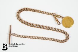 9ct Gold Fob Chain