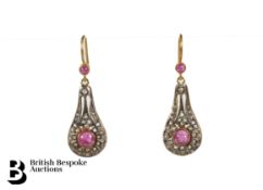 Pair of Silver Gilt Earrings