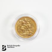 Queen Victoria 1887 Gold Full Sovereign