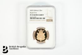 King Charles III 2025 Gold Double Sovereign