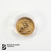 Queen Elizabeth II 2000 Gold Full Sovereign