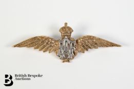RAF Gold Brooch and Silver Sweetheart Brooches