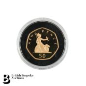 The Royal Mint - 50p Gold Proof Coin, New Pence 2009