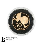 The Royal Mint - 50p Gold Proof Coin, Four Minute Mile