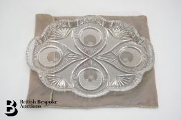 Irish Crystal Serving Dish