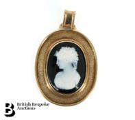 Gold Cameo Pendant