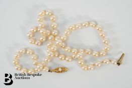 Cultured Pearl Necklace