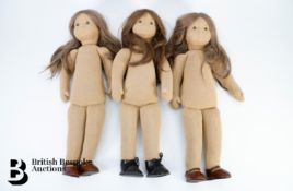 Three Vintage Sasha Dolls