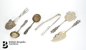 Silver and Silver Plate Serving Implements