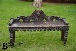 Oak Low Bench