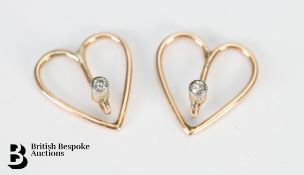 9ct Gold Lapel Clips