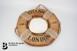 Buoyancy Aid and Watercolour of Titanic