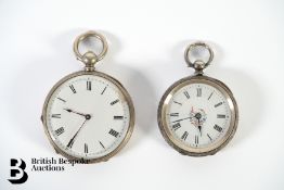 Two Silver Pocket Watches