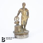 Edwardian Vulcan Blacksmith Radiator Mascot