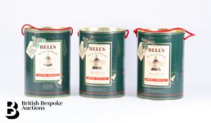 Five Bells Whiskey Christmas Decanters 1988 - 1991