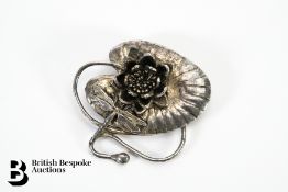 Silver Art Nouveau Brooch