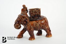 Brown Glazed Tobacco Jar