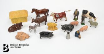 Quantity of Vintage Lead Farm Animals