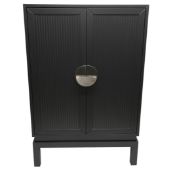 Italian Grey Contemporary Cabinet on Stand