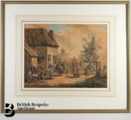18th Century Dutch Watercolour on Paper