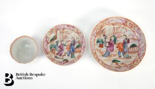 Chinese Famile Rose Porcelain Set