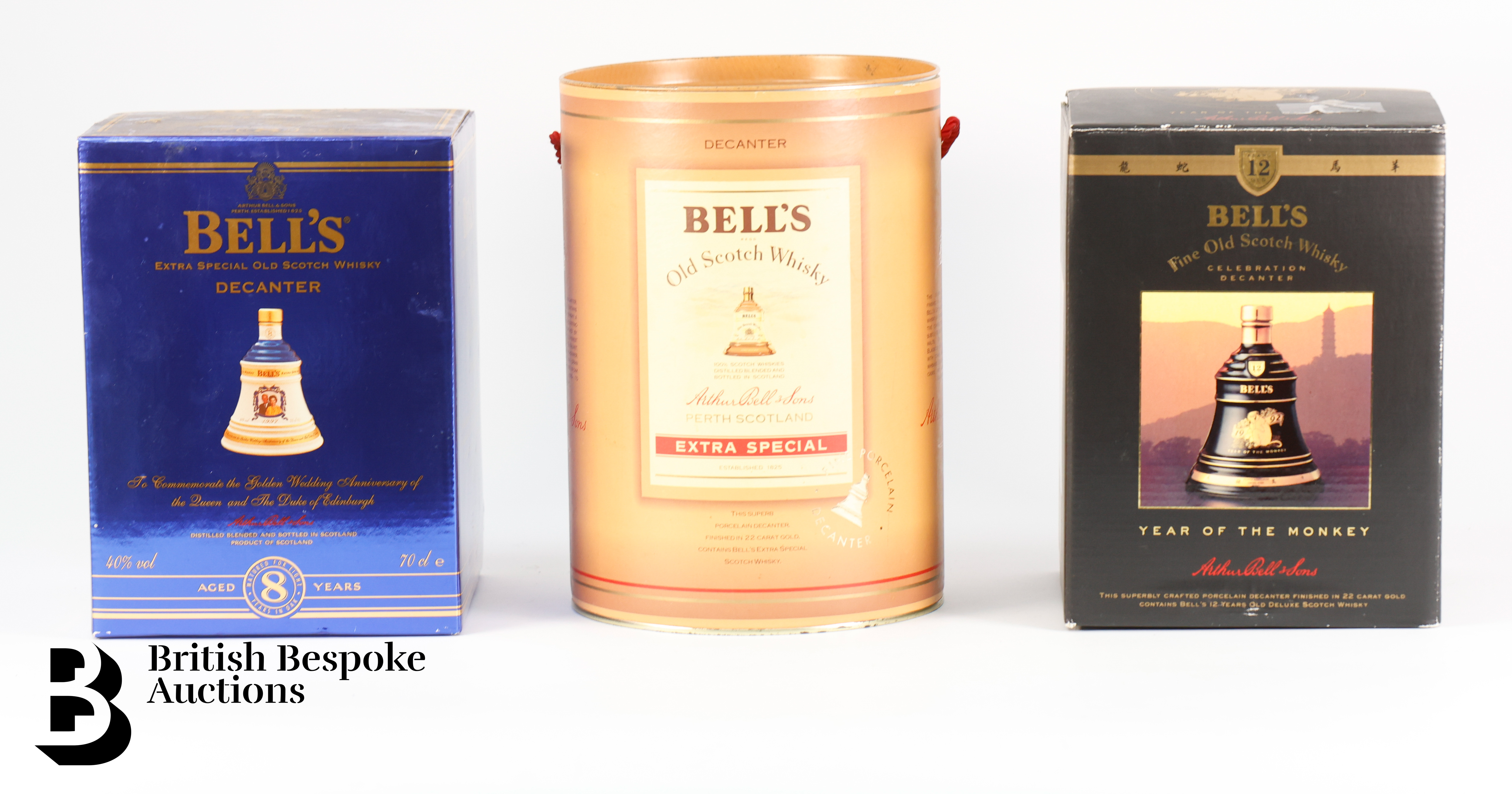 Six Bells Whiskey Royal Decanters with Contents - Image 3 of 3