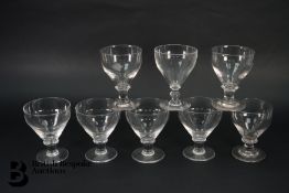 Eight Georgian Rummer