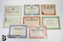 Scripophily - Vintage Share Certificates
