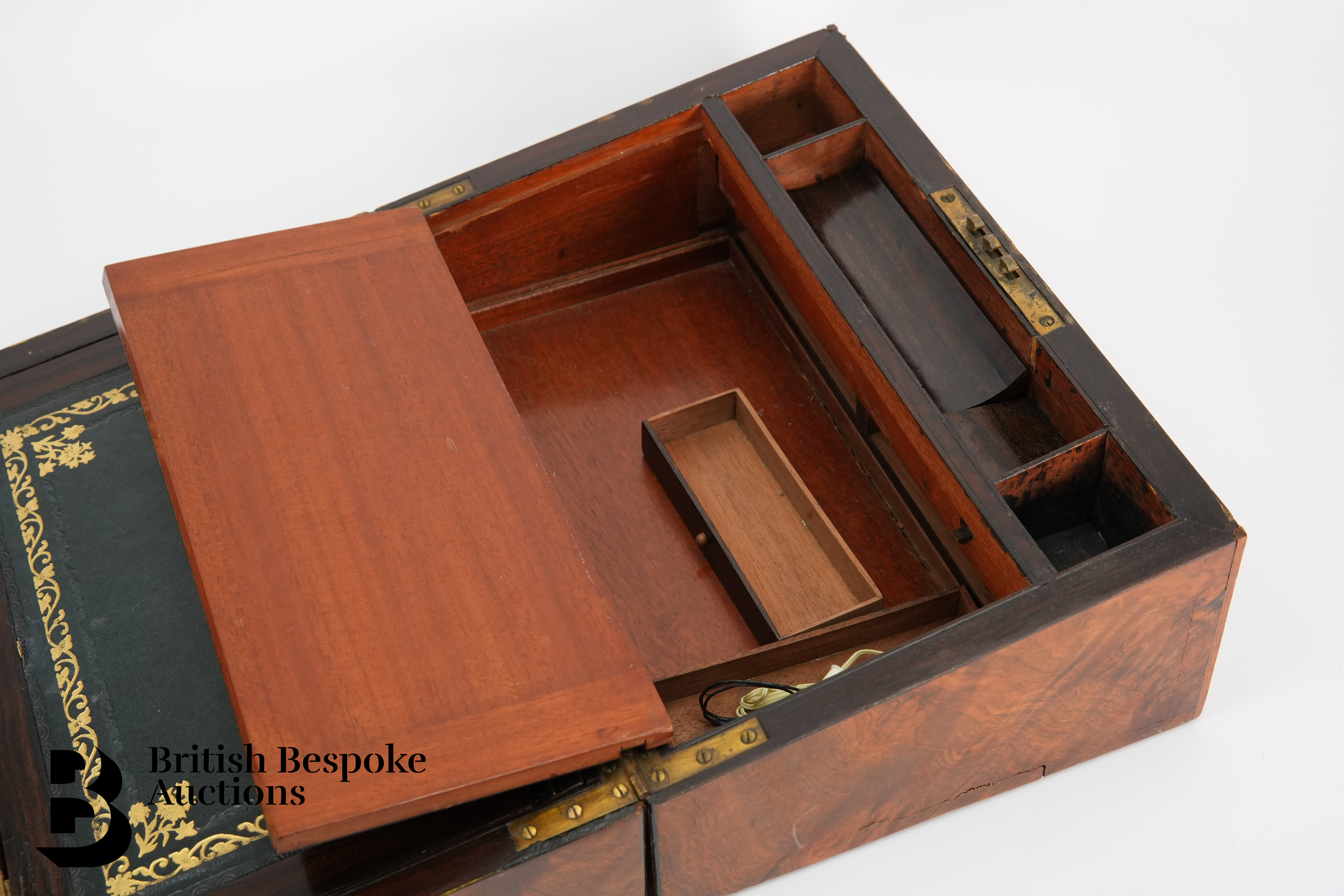 Mahogany Writing Box - Image 3 of 3