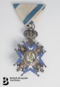 Serbian Order of St Salva Medallion