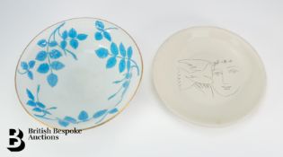 20th Century Picasso Plate and Minton Bowl