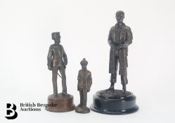 Cold Cast Bronze Finish Resin Figures