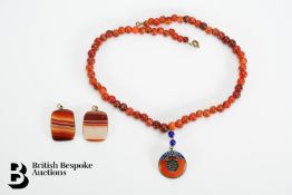 Carnelian Bead Necklace