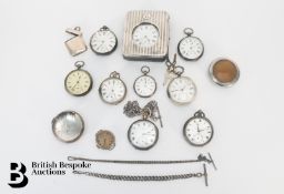 Quantity of Silver Cased Pocket Watches
