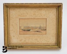 19th Century Thomas Collier RI (1840-1891) Pencil and Wash