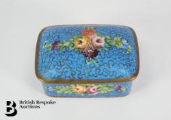 Sevres Porcelain Trinket Box
