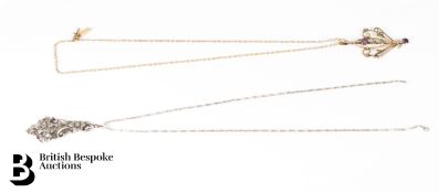 Edwardian Pendant and Chain