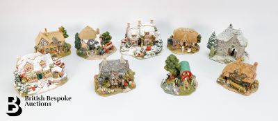 Nine Lilliput Lane Sculptures