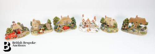 Six Lilliput Lane Sculptures