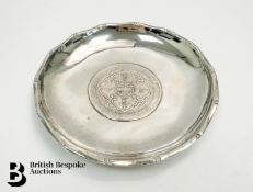 Silver Hong Kong Dollar 1912 Pin Dish