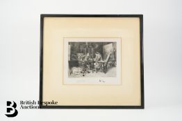 After Jean Louis Ernest Meissonier Print