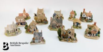 Fourteen Lilliput Lane Sculptures