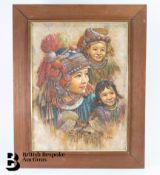 Akha Hill Tribe Oil on Board