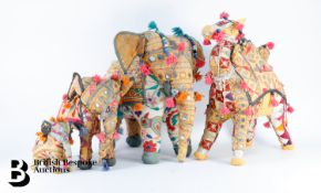 Collection of Cloth Indian Animals
