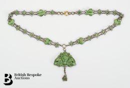 19th Century Chinese Enamel Necklace