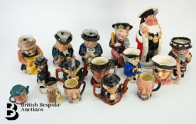 Quantity of Character Jugs